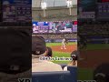 Junior Caminero XBH at Tropicana Field #juniorcaminero #baseball #tampabayrays #baseballhitting