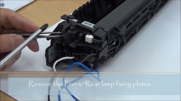 SHARP AR6020N Fusing unit Disassembly