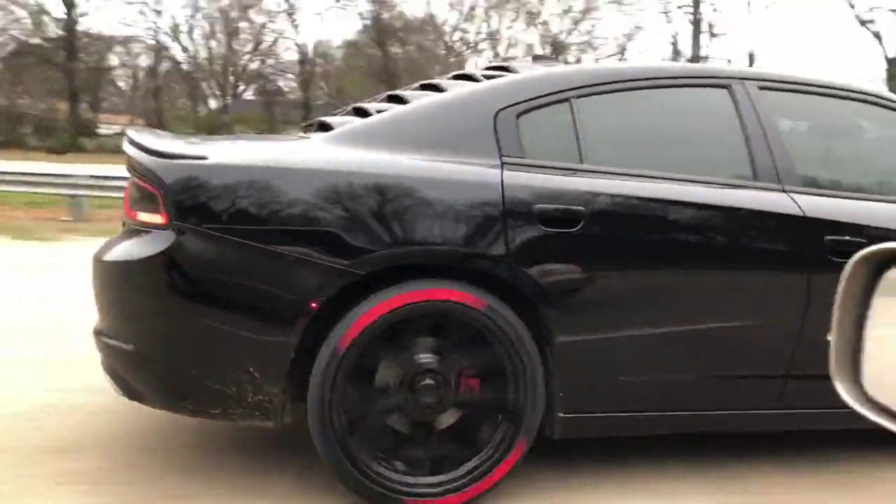 Dodge Charger R/T Red Tire Letter Install! - YouTube