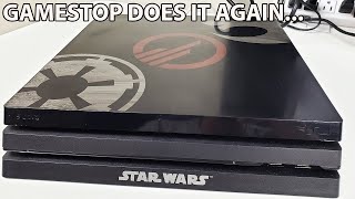 Unboxing a REFURBISHED PS4 PRO from GAMESTOP... it has some problems!