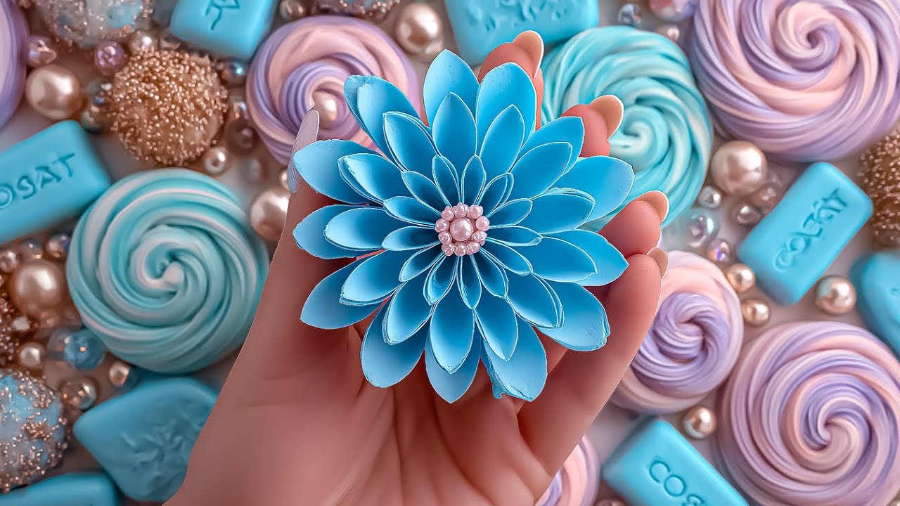 [ASMR] Deep Sleep Therapy: Sweet Soap Compilation ★ Thick Glitter & Starch-Soap Crushing ★