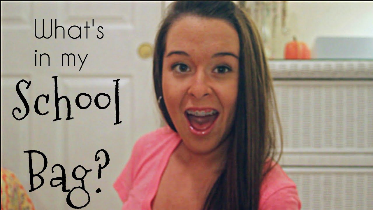 What's in my School Bag? YouTube