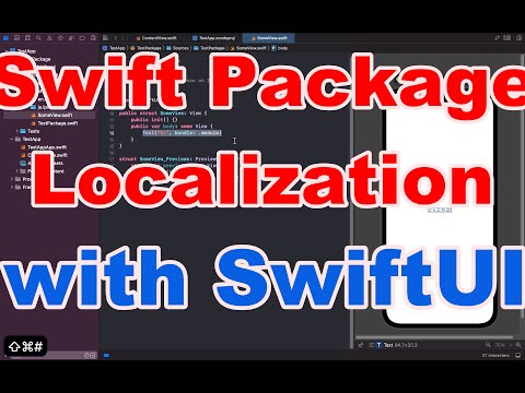 How to localize your Swift Package and SwiftUI view