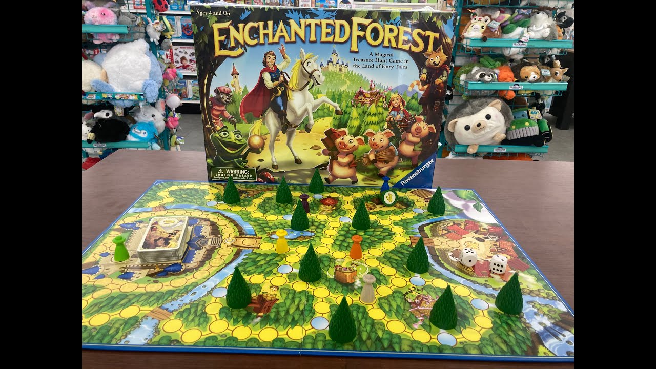 Enchanted Forest Classic Family Board Game For Kids Age 4 Years And Up Magical 