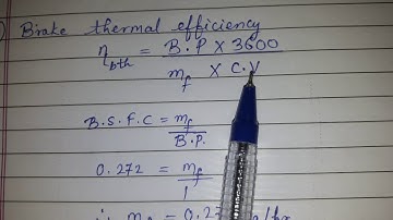 Solved problem from Ch 2 - I.C. Engine testing and pollution control (Part 5)