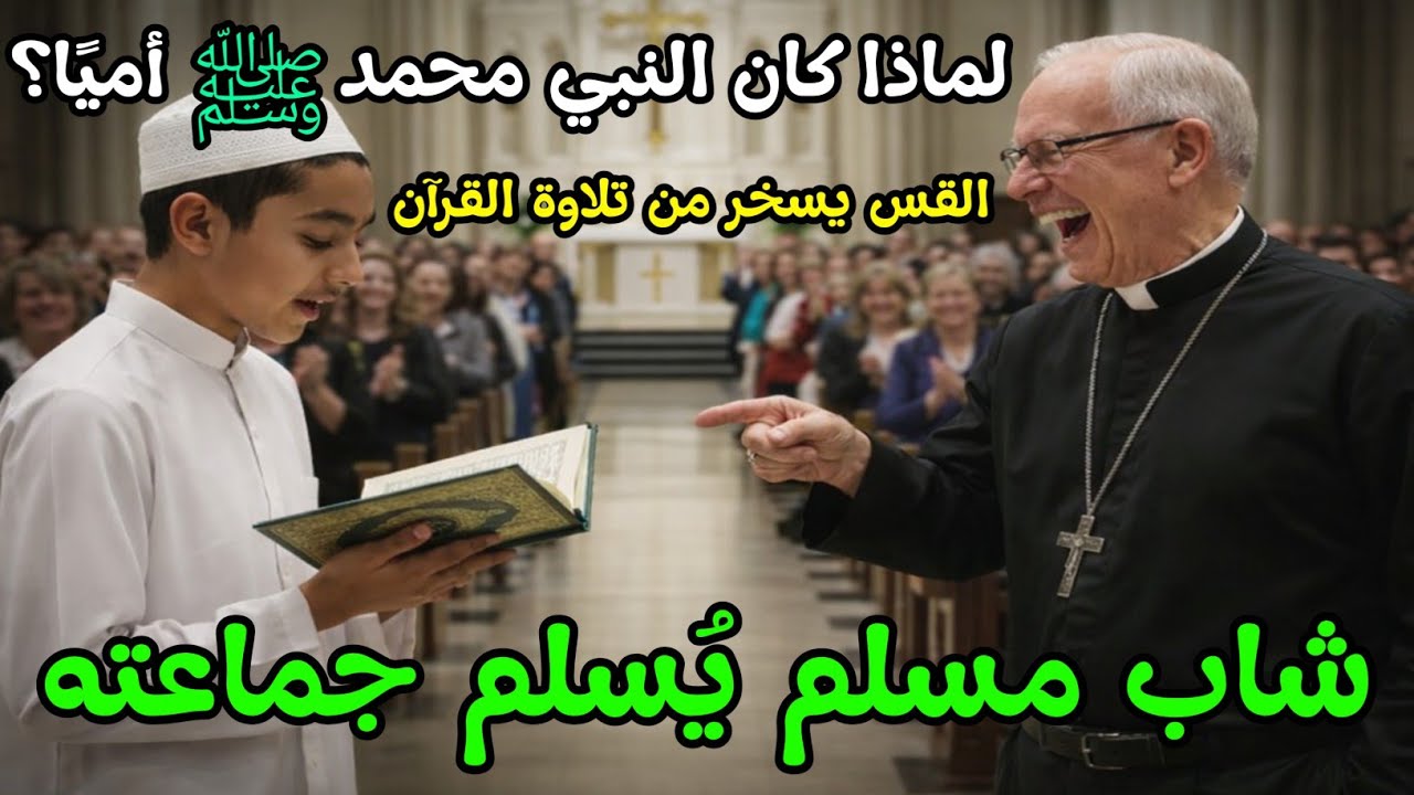مناظرة تهز الكنيسة | شاب مسلم يُفحم القس ويقلب السخرية إلى هداية