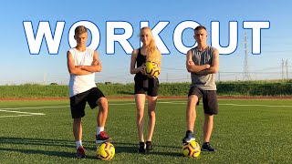 How to become fit and strong • Full body workout with Footballgas