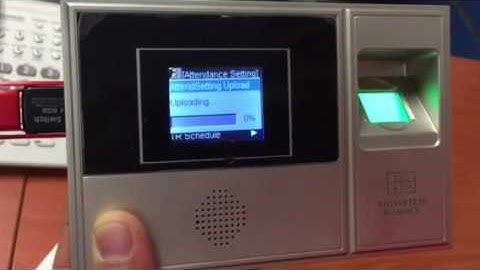 Biosystem *** (7) How to upload Attendance setting and shift setting