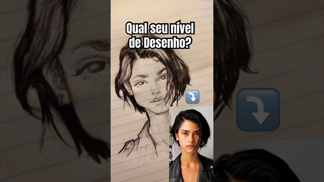 Qual seu nível de desenho? 🤔#desenho #nivel #draw #sketch