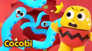 Parasitas Ruins Bad Parasites Canciones Infantiles Kids Songs & Toy Cocobi Brinquedos