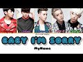 MYNAME BABY I M SORRY ENG LYRICS COLOUR CODED