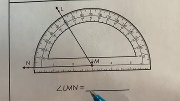 Reading a protractor