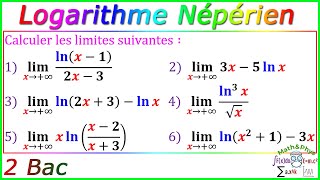 Natural Logarithm Function - Natural Logarithm Limit - 2nd Year Baccalaureate - [Exercise 18]