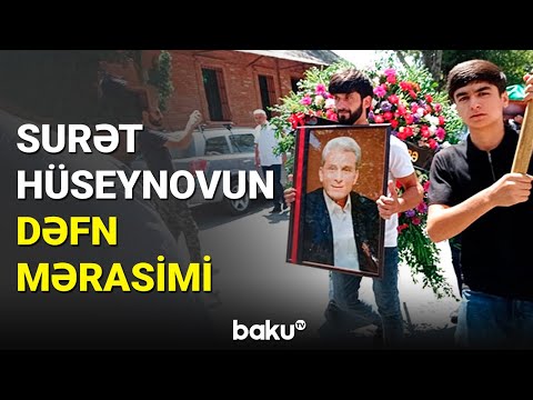 Surət Hüseynov Gəncədə dəfn olundu