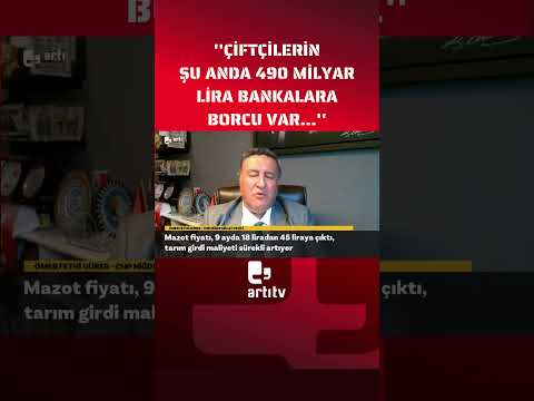 Mazot fiyatı, 9 ayda 18 liradan 45 liraya çıktı, tarım girdi maliyeti sürekli artıyor