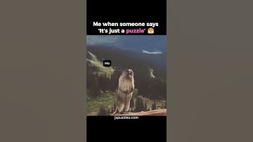 When someone says ‘it’s just a puzzle’ 🧩😤 | Play free puzzles at jspuzzles.com