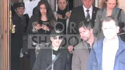 July 12nd, 2012 - Madonna, Lourdes and family leav...