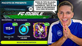 🚨VAZOU E VEM HOJE!🔥TAG de GER, FRAGMENTOS & TOTS LALIGA GRÁTIS pra TODOS!🤩🎁 FC MOBILE 26