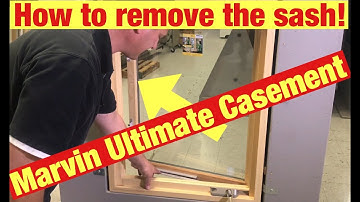 Marvin Sash Removal Ultimate Casement