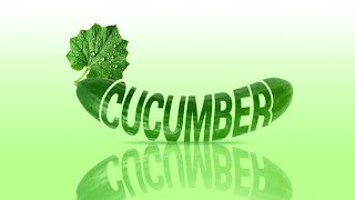Information Design Amazing Typography with a Cucumber | Photoshop Full Tutorial Guide