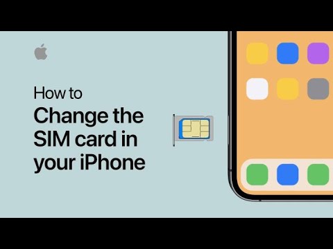 वीडियो: नए IPhone के लिए सिम कार्ड कैसे बदलें