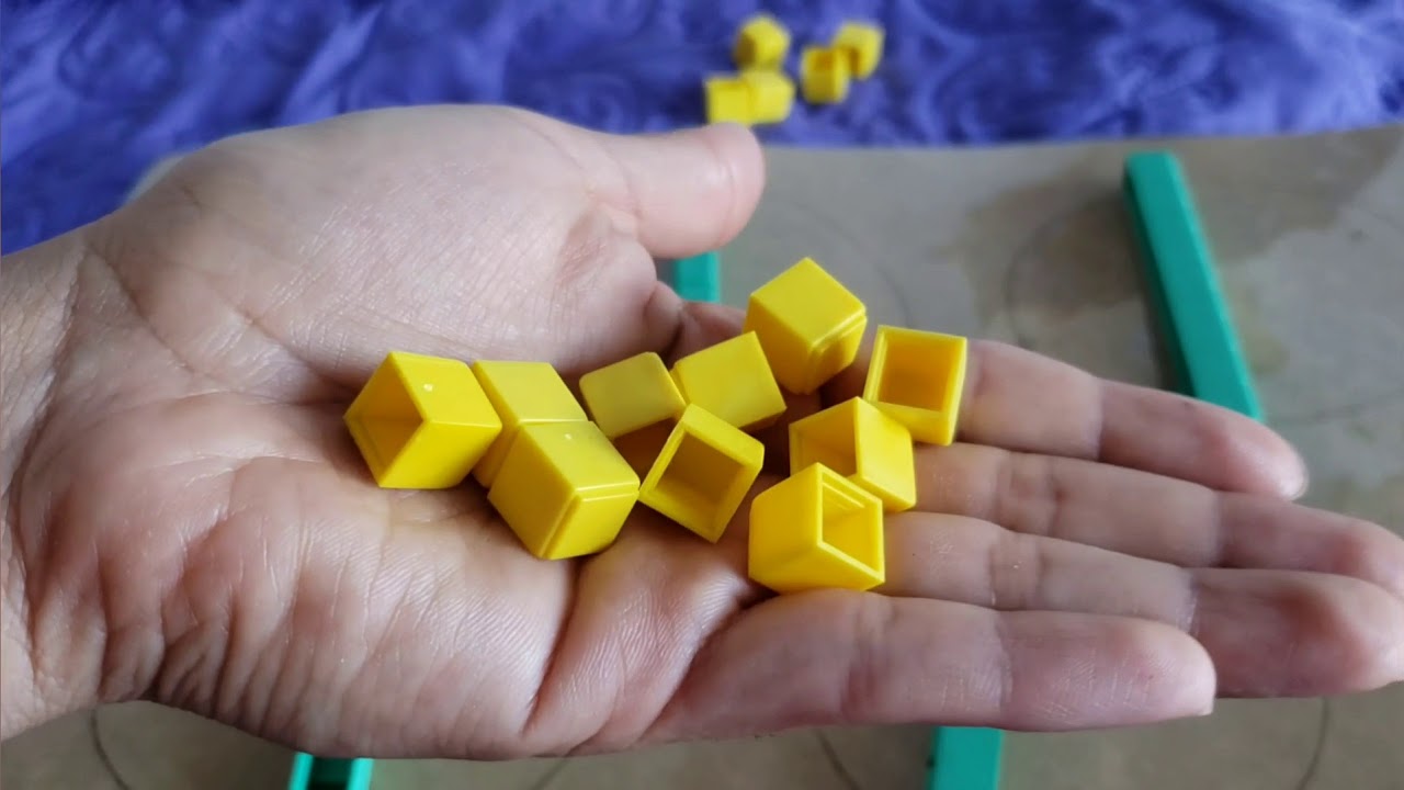 División utilizando material concreto. - YouTube