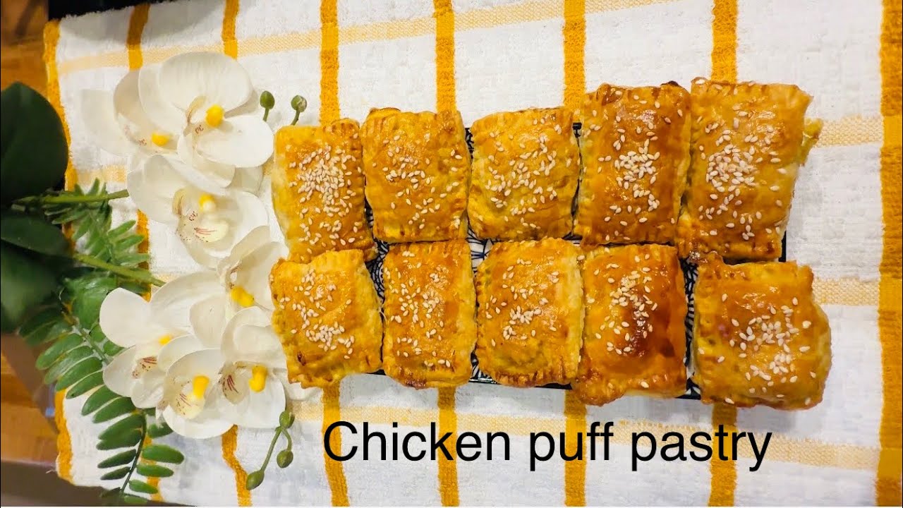 Delicious creamy chicken puff pastry recipe#cooking #video @Muntaha’s lifestyle uk