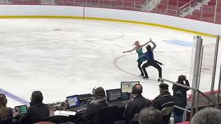 Eva PATE & Logan BYE - Riverdance Free Dance - 2022 Lake Placid Ice Dance International