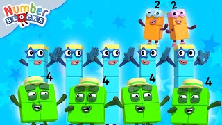 learn division 40 minutes of division maths cartoons for kids numberblocks