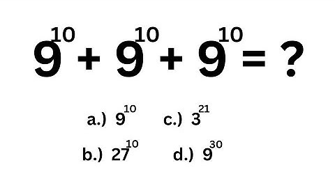A Beautiful Exponential Problem | Sum Of Powers | Fast Trick..