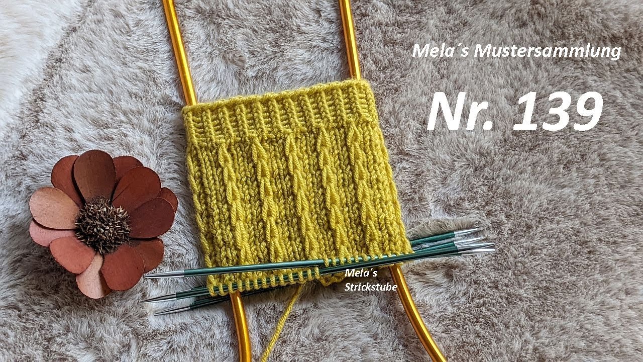 Sockenmuster Nr. 139 - Strickmuster in Runden stricken / knitting sock pattern