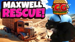 CAT RESCUE MISSION After My Diesel Truck Crash in The Long Drive Mods!