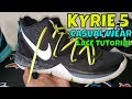 NIKE KYRIE 5 LACE TUTORIAL FOR CASUAL WEAR + LACE SWAP