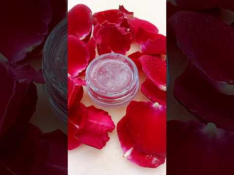 Homemade Rose Cream For Glowing Skin l Get Pink Glow🌹#shorts #ytshorts #youtubeshorts