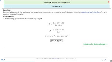 Moving Charges and Magnetism NCERT Exercise #SATHEE_ENGG #swayamprabha #engineeringexams