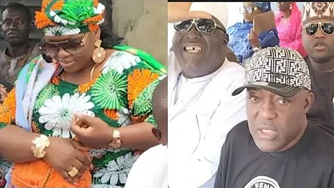 BIMBO THOMAS WITH POPULAR K1 DE ULTIMATE FAN SATI RAMONI CELEBRATES KAKAWA AT 65