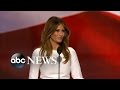 Melania Trump Speech at the Republican Convention