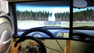 rFactor WRC physics test Onboard