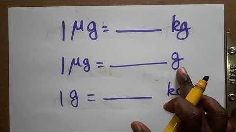 microgram to kilogram