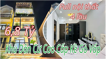 ‼️Bán Nhà Quận 12 Tô Ngọc Vân, Ngang 4,4 x 14M Trệt 4 Lầu Full Nội Thất Chỉ 6,8 Tỷ 👇