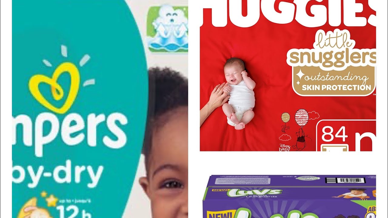 Huggies, Luvs, and Pampers review YouTube