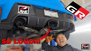 AWE Tuning GR Corolla - The Best Sounding Exhaust!!!