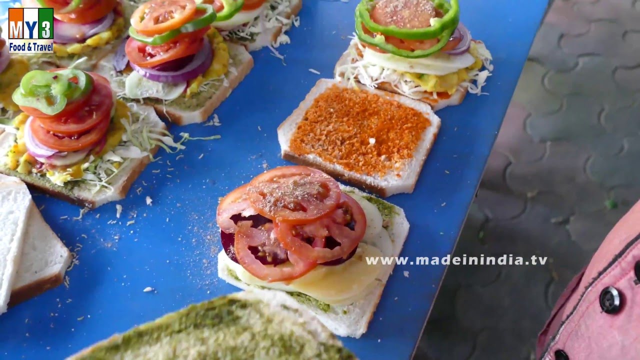 TOMATO CAPSICUM SANDWICH | MUMBAI STREET FOOD | STREET FOOD 2021