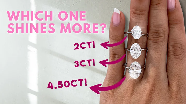Oval Diamond Carat Size Comparison: From 1.50ct To 4.50ct!