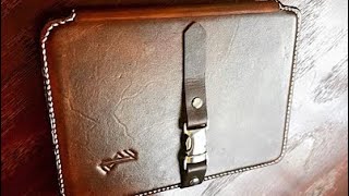 Making a LEATHER KINDLE CASE!