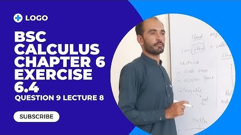 Bsc Calculus Chapter 6 Exercise 6.4 | Conic Section | Polar Equation of Conic  | Ellipse | Lect. 8