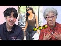 Korean Teen and Korean Grandma React To Western Bra Culture!