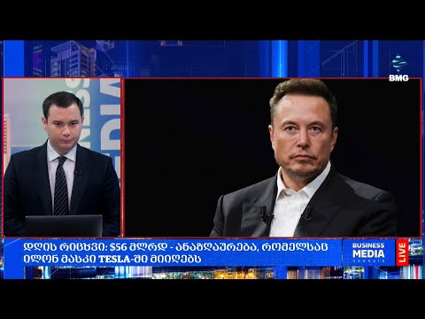 #დღისრიცხვი: $56 მლრდ - ანაზღაურება, რომელსაც ილონ მასკი TESLA-ში მიიღებს