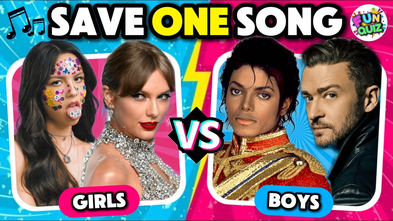 SAVE ONE SONG: 🩵 Girls vs Boys 🩷 | Music Challenge 