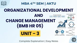 Organizational Development & Change Management ( HR ) Unit 3 | AKTU MBA 4th Sem